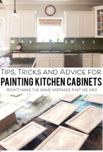 kitchen cabinet tips for painting