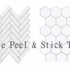 White Peel and Stick Tiles